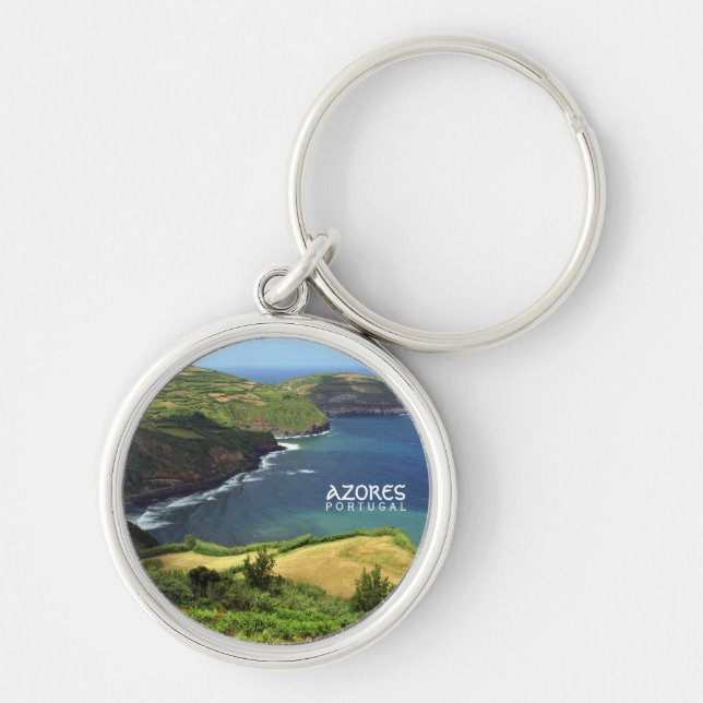 Azores Islands photo, Portugal Keychain (Front)