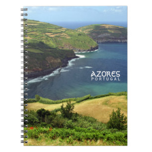 Azores islands photo, Portugal Notebook