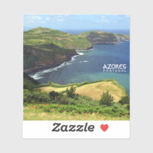Azores islands photo, Portugal Sticker