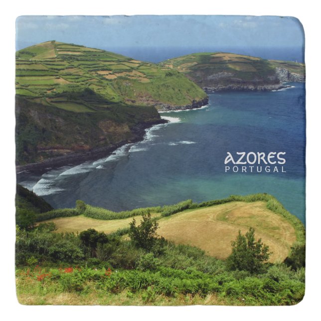 Azores islands photo, Portugal Trivet (Front)