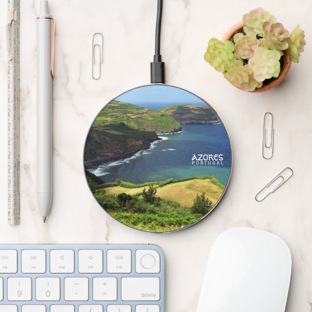 Azores islands photo, Portugal  Wireless Charger (Desk)