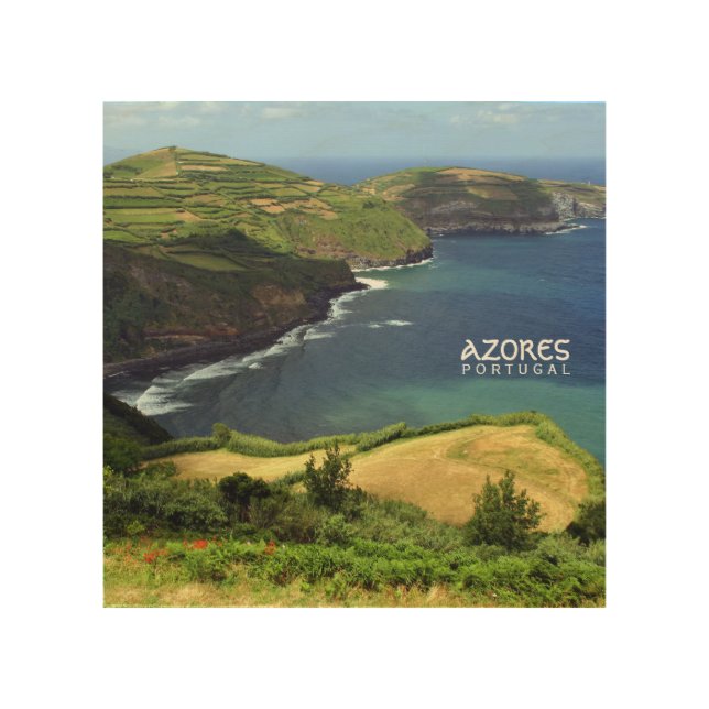 Azores Islands photo, Portugal Wood Wall Art (Front)