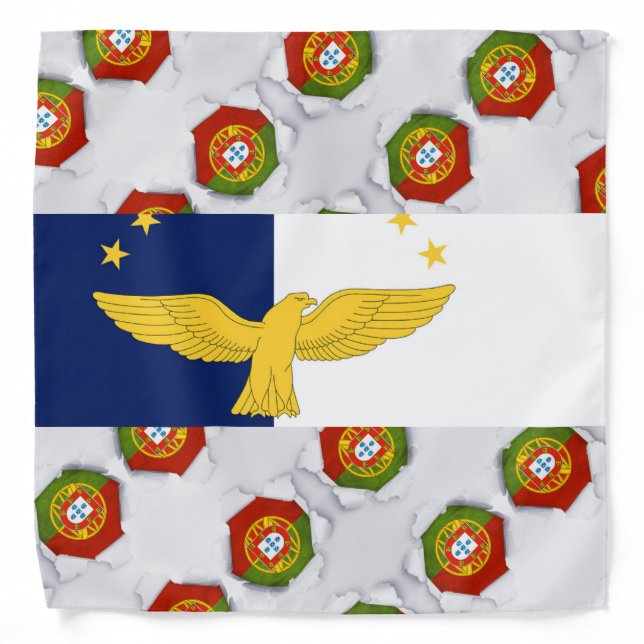 Azores islands, Portugal Bandana (Front)