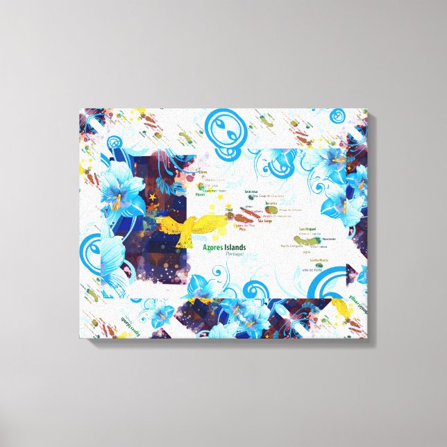 Azores islands, Portugal Canvas Print (Front)