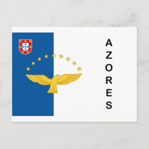 Azores Islands Portugal Flag Postcards