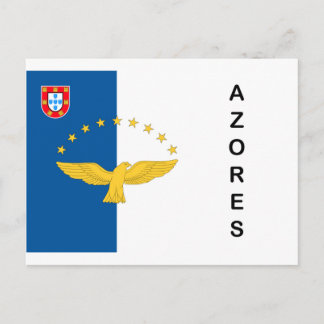 Azores Islands Portugal Flag Postcards