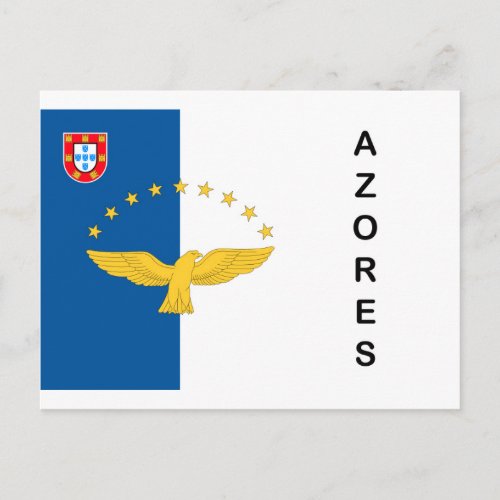 Azores Islands Portugal Flag Postcards