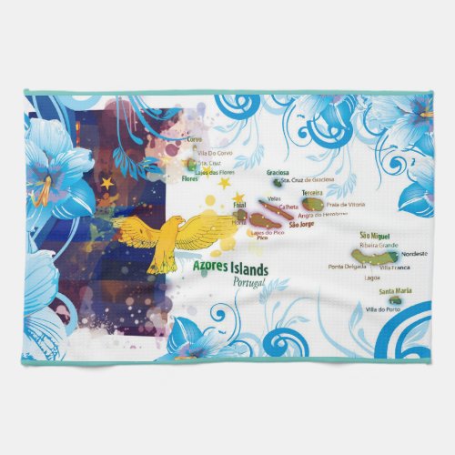 Azores islands Portugal Kitchen Towel