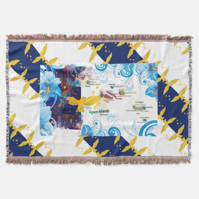 Azores islands, Portugal Throw Blanket (Front)