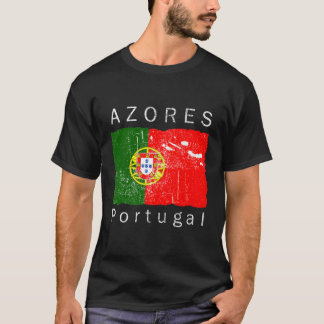 Azores Islands Portuguese Flag I Love Portugal T-Shirt