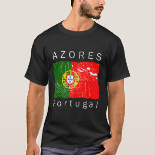 Azores Islands Portuguese Flag I Love Portugal T-Shirt