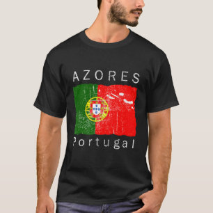 Azores Islands Portuguese Flag T Shirt I Love Port