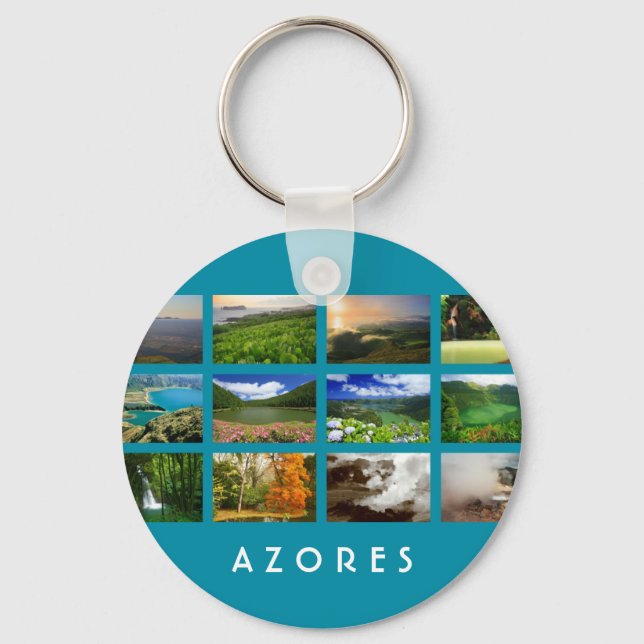 Azores Landscapes Keychain (Front)