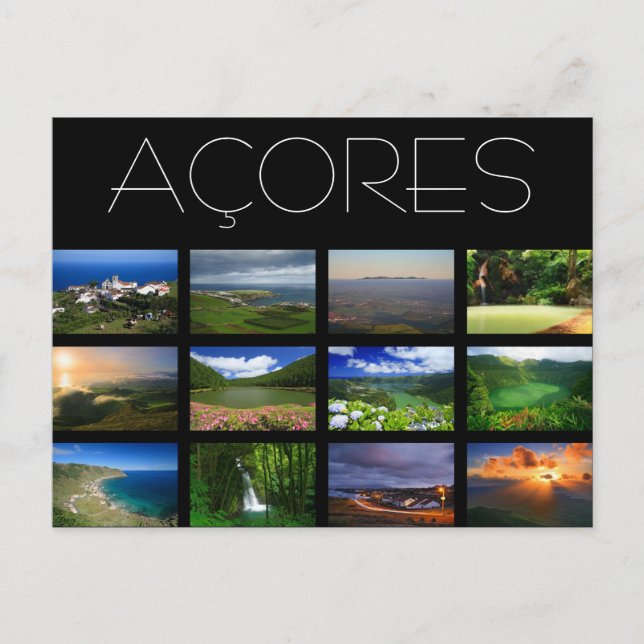 Azores Landscapes Postcard (Front)