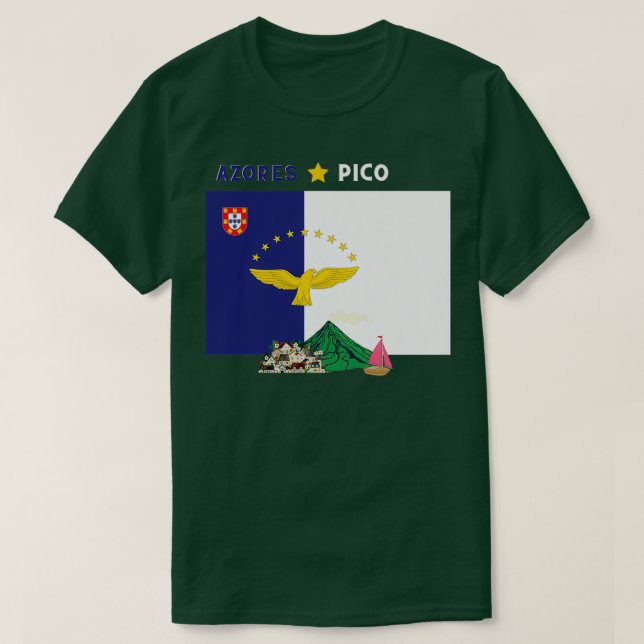 Azores Pico T-Shirt (Design Front)