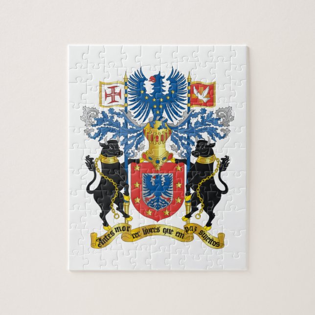 Azores (Portugal) Coat of Arms Jigsaw Puzzle (Vertical)