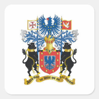 Azores (Portugal) Coat of Arms Square Sticker