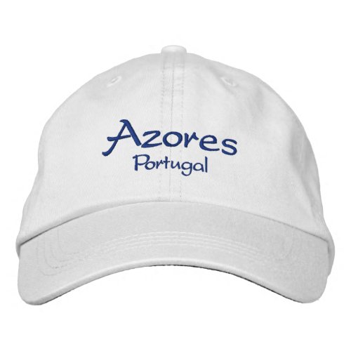 Azores Portugal Embroidered Baseball Hat