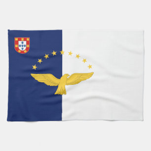 Azores (Portugal) Flag Kitchen Towel