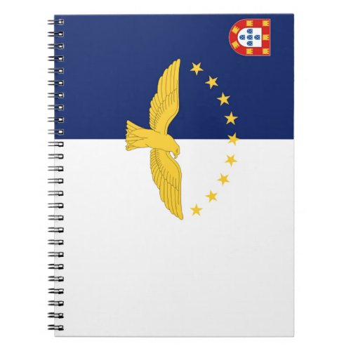 Azores Portugal Flag Notebook