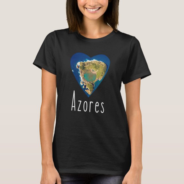 Azores Portugal Portuguese Roots Azores Souvenirs  T-Shirt (Front)