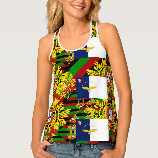 Azores Portugal  Tank Top (Front)