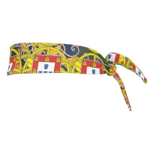 Azores Portuguese folk art athletic headband
