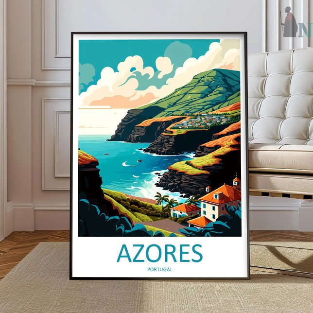 Azores Travel Print Wall Art Azores Wall Hanging H (Creator Uploaded)
