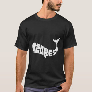 Azores Whale Word Animal T-Shirt