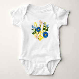 Azov Trident Ukraine Baby Bodysuit
