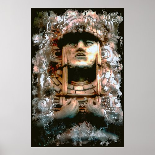 AZTEC ABSTRACT POSTER