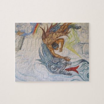 Aztec And Dragon Jigsaw Puzzle by beautyofmexico at Zazzle