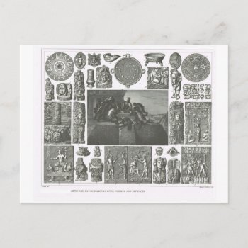Aztec And Mayan Rites  Figures And Artefacts Postcard by windsorprints at Zazzle