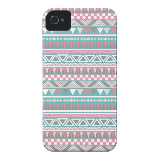 Aztec Andes Pattern iPhone 4 Case (Back)