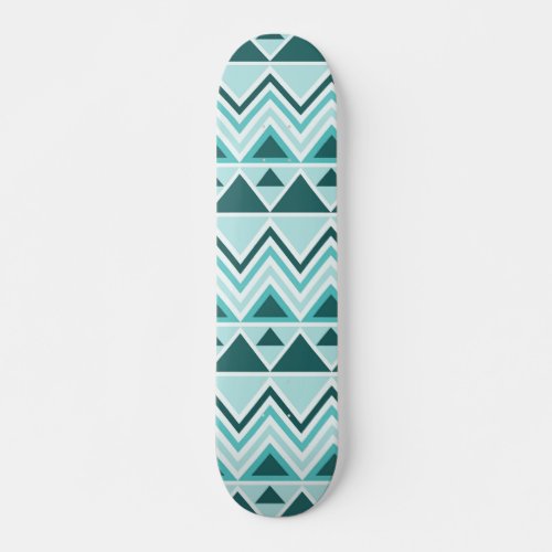 Aztec Andes Tribal Mountains Triangles Chevrons Skateboard Deck