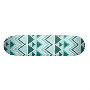 Aztec Andes Tribal Mountains Triangles Chevrons Skateboard Deck