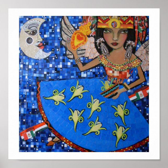 aztec angel poster (Front)