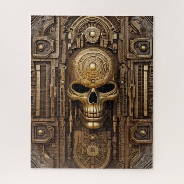Aztec art rich and vibrant jigsaw puzzle (Vertical)