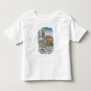 Aztec artisans dyeing feathers toddler t-shirt