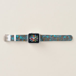 Aztec Axolotl Xolotl Tribal Pattern mythology boho Apple Watch Band