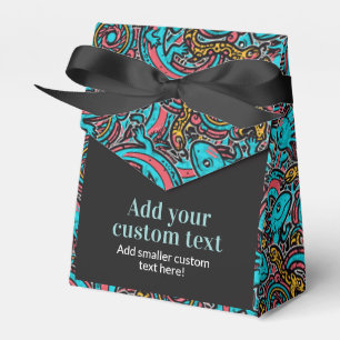 Aztec Axolotl Xolotl Tribal Pattern mythology boho Favor Boxes