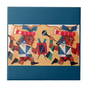 Aztec Aztecs Ceramic Tile