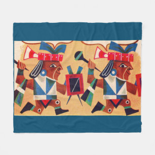 Aztec Aztecs Fleece Blanket