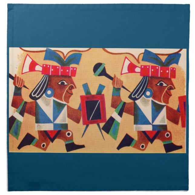 Aztec Aztecs Napkin (Front)