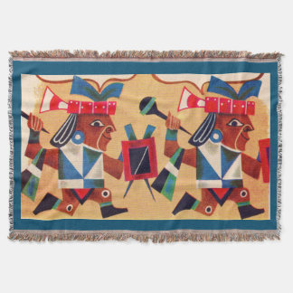 Aztec Aztecs Throw Blanket