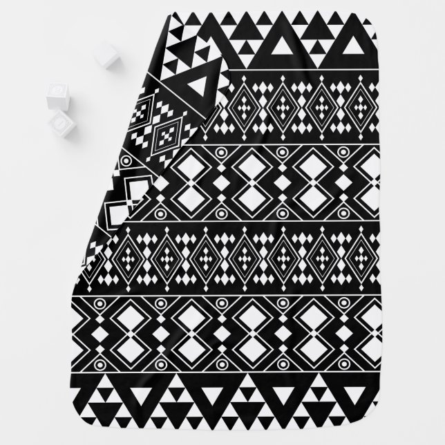 Aztec Baby Blanket (In Situ)