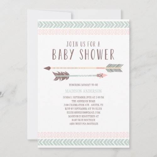 Aztec | Baby Shower Invitation