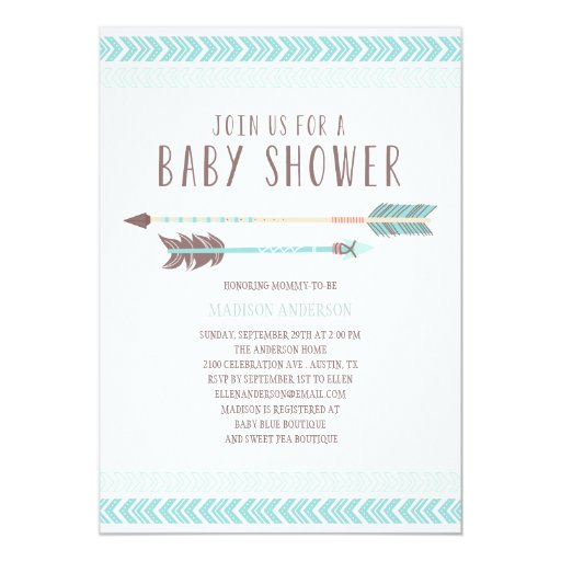 Aztec | Baby Shower Invitation | Zazzle