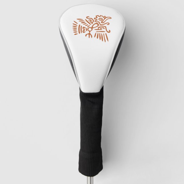 Aztec Bird Golf Head Cover (Front)