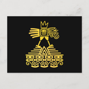 Aztec Bird Maya Inca Civilization Ancient Culture Postcard